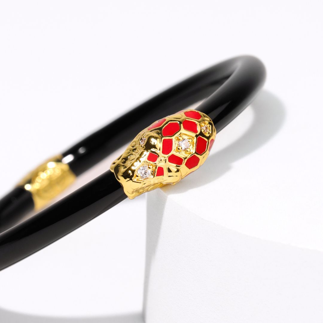 Fauna Snake All Weather Bangle® (AWB®) - Black