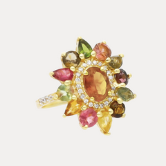Flora Ring - Citrine
