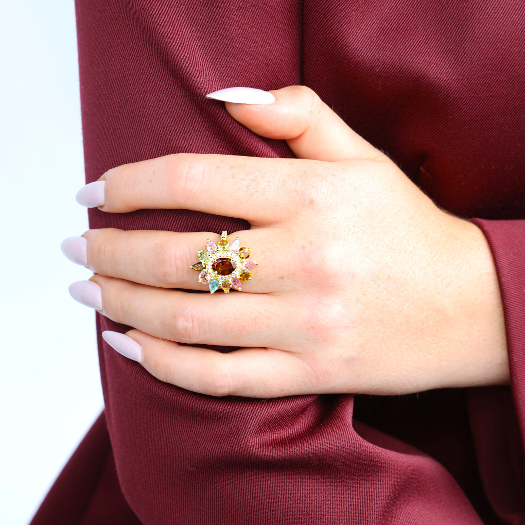 Flora Ring - Topaz