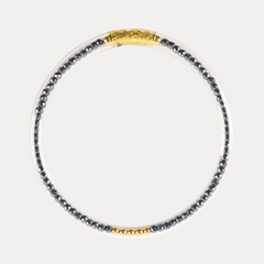 Hematite Luxe All Weather Bangle® (AWB®) - Serenity Prayer