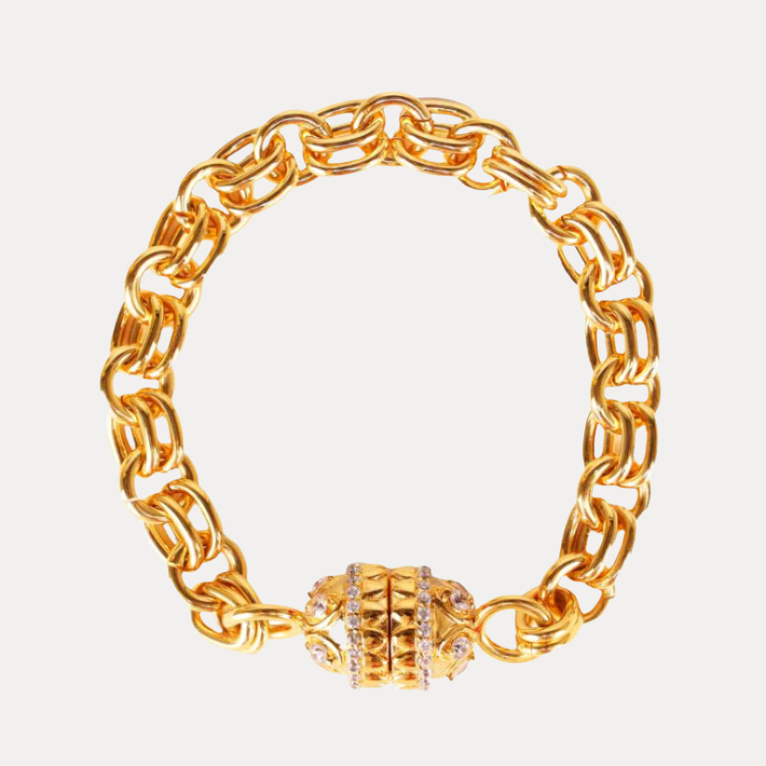 Holly Chain Bracelet - Crystal Clear