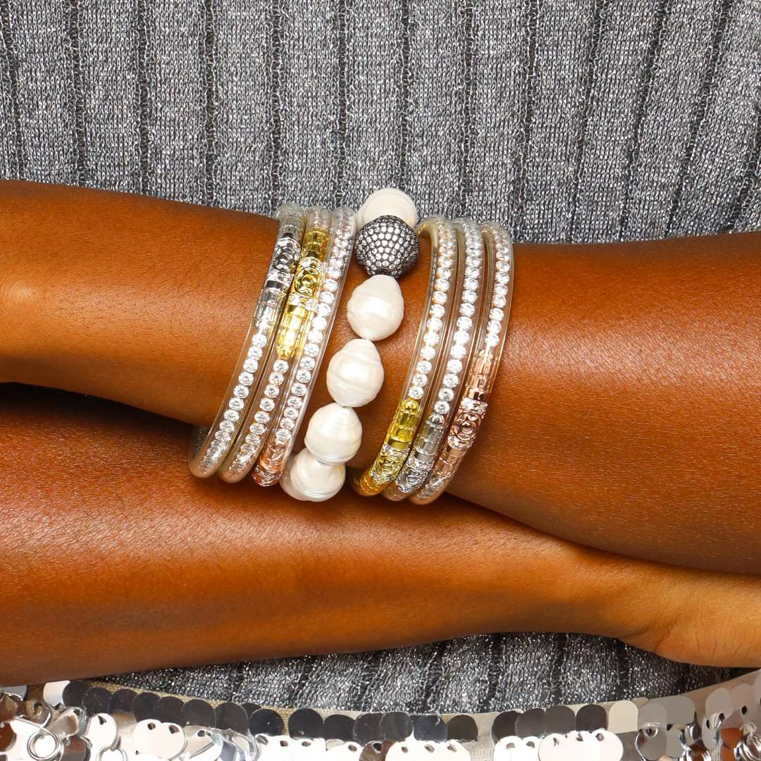 Isabel Pearl Bracelet - White