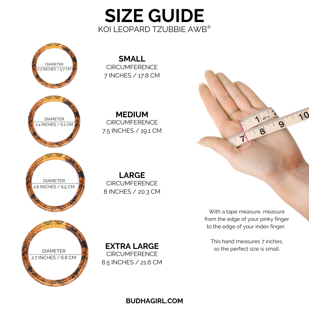 KOI Leopard Tzubbie All Weather Bangle® (AWB®)