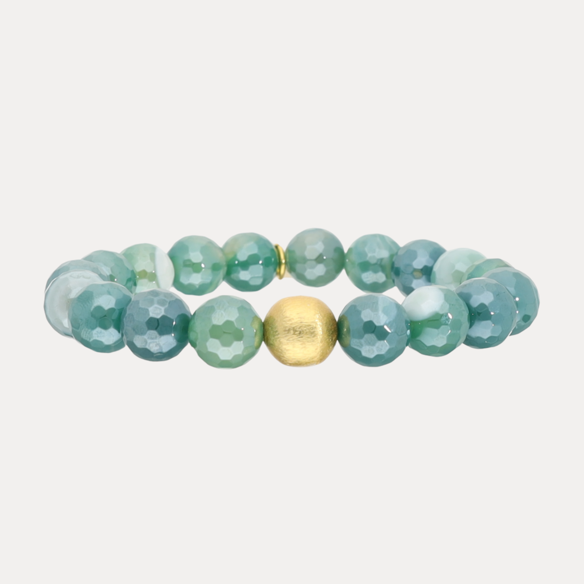 Mélange Beaded Bracelet - Spruce