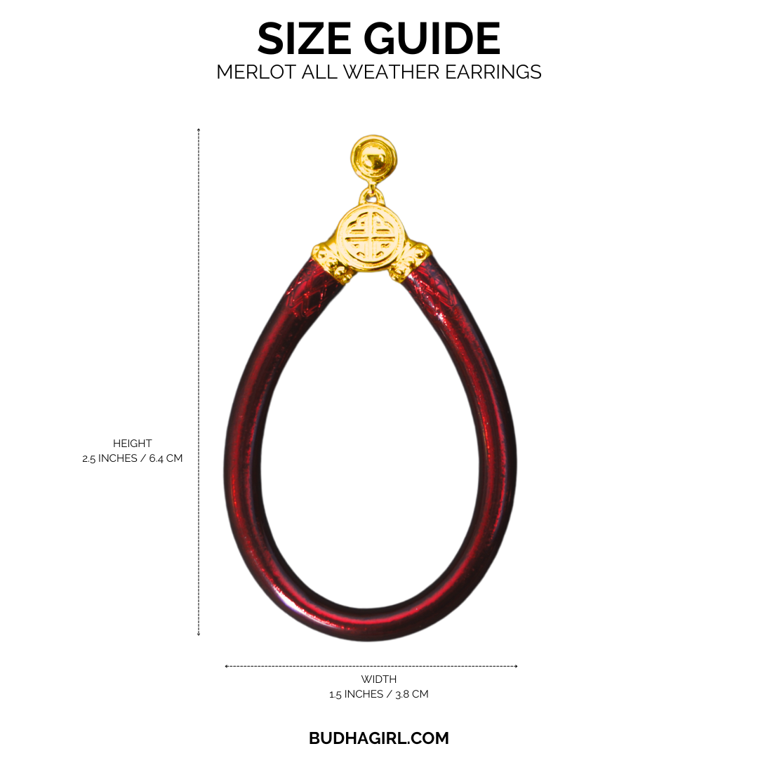 Merlot All Weather Earrings