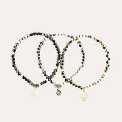 Metallic Kryptonite Bracelets - Set of 3