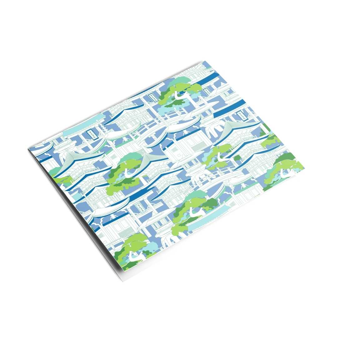 Pagoda Notecard Set
