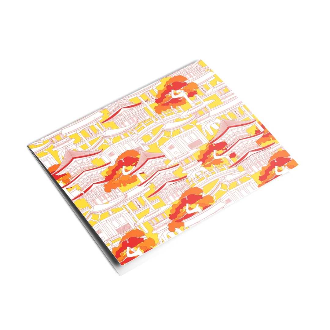 Pagoda Notecard Set