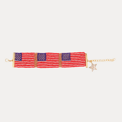 Old Glory Beaded Bracelet