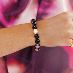 Peony Noir Bracelet
