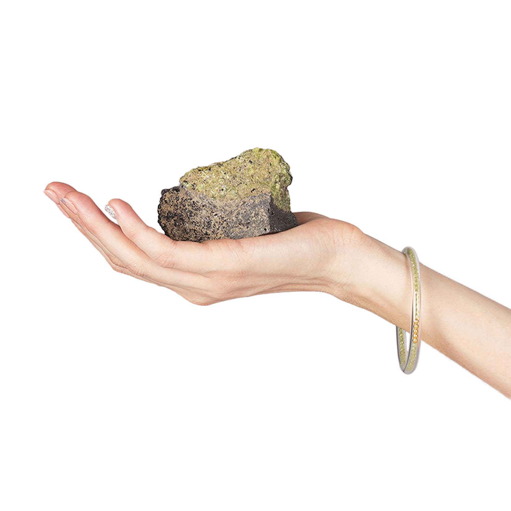 Peridot Luxe All Weather Bangle® (AWB®) - Serenity Prayer