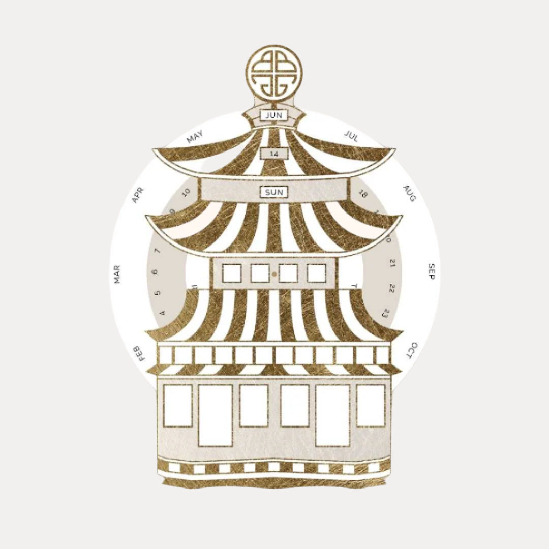 Pagoda Perpetual Calendar