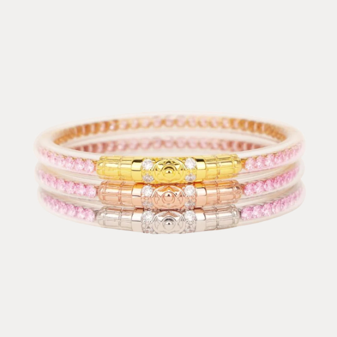 Three Queens All Weather Bangles® (AWB®) - Petal Pink