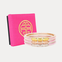 Three Queens All Weather Bangles® (AWB®) - Petal Pink