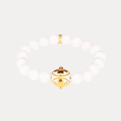 Primrose Snow Bracelet - White