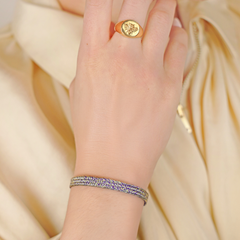 Purple Slim Bailey Bracelet