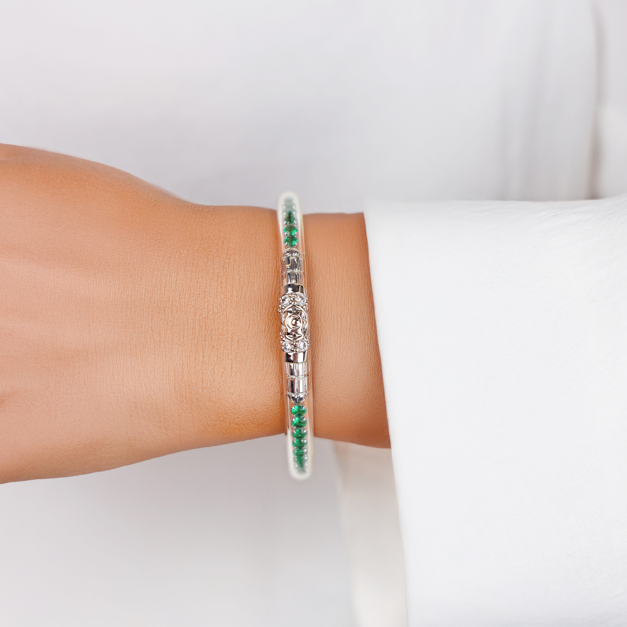 Queen All Weather Bangle® (AWB®) - Emerald