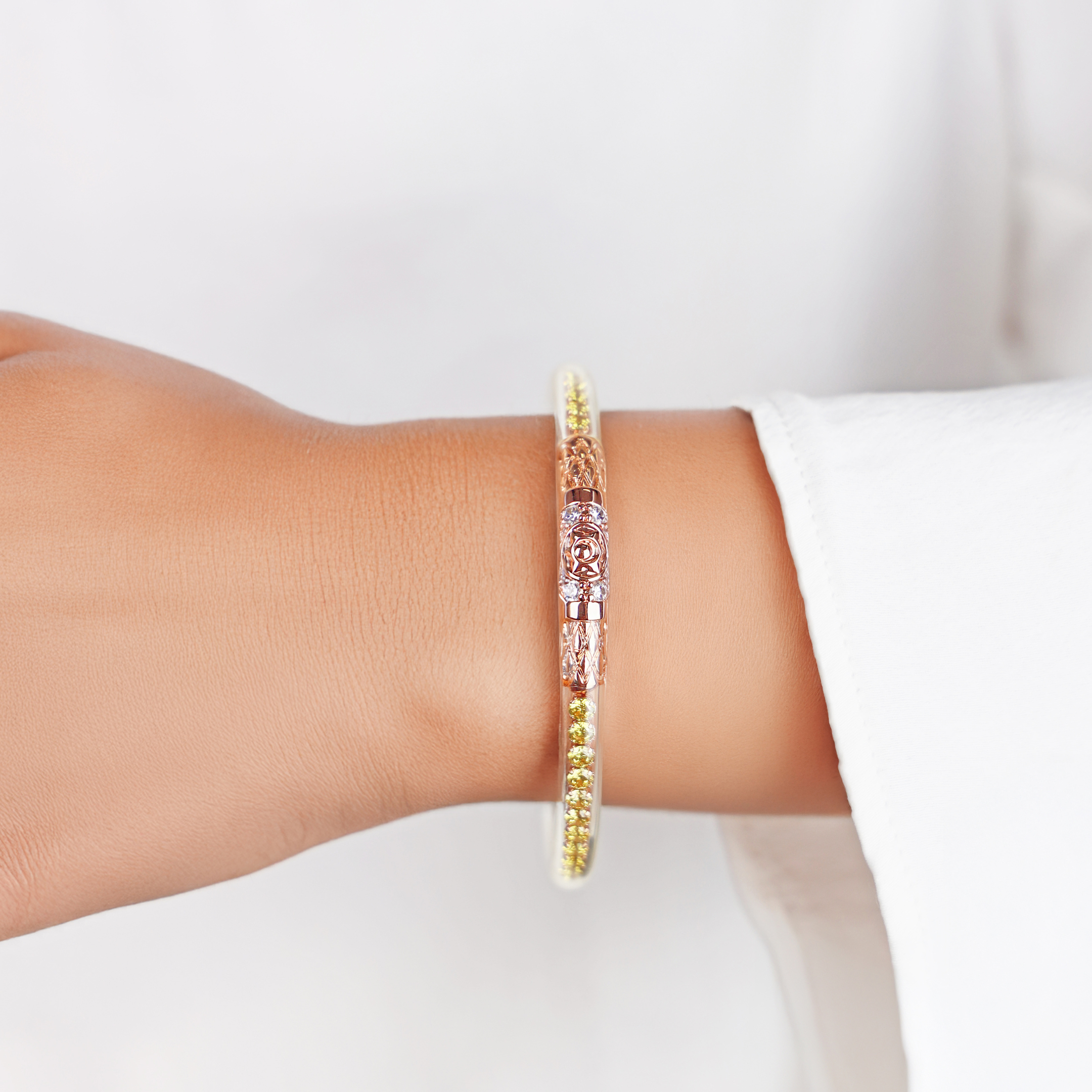 Queen All Weather Bangle® (AWB®) - Yellow Rose
