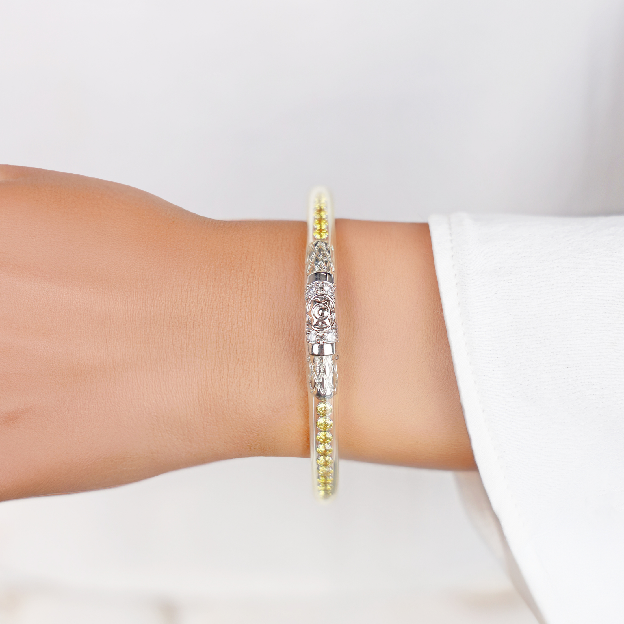Queen All Weather Bangle® (AWB®) - Yellow Rose