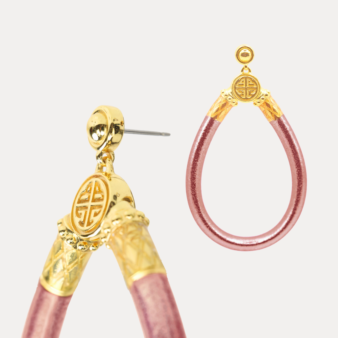 Rose Gold All Weather Earrings
