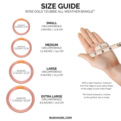 Rose Gold Tzubbie All Weather Bangle® (AWB®) - Serenity Prayer