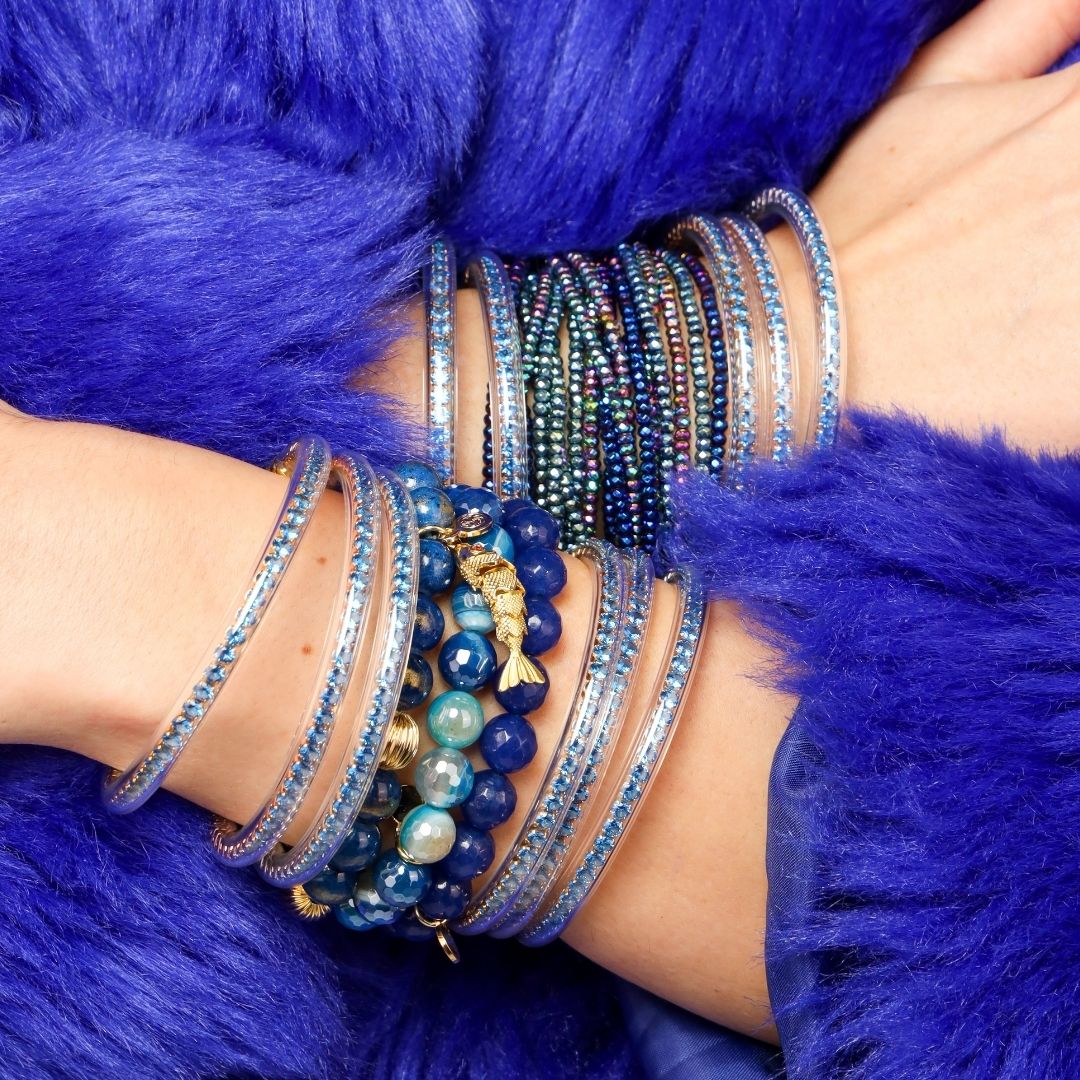 Three Queens All Weather Bangles® (AWB®) - Sapphire