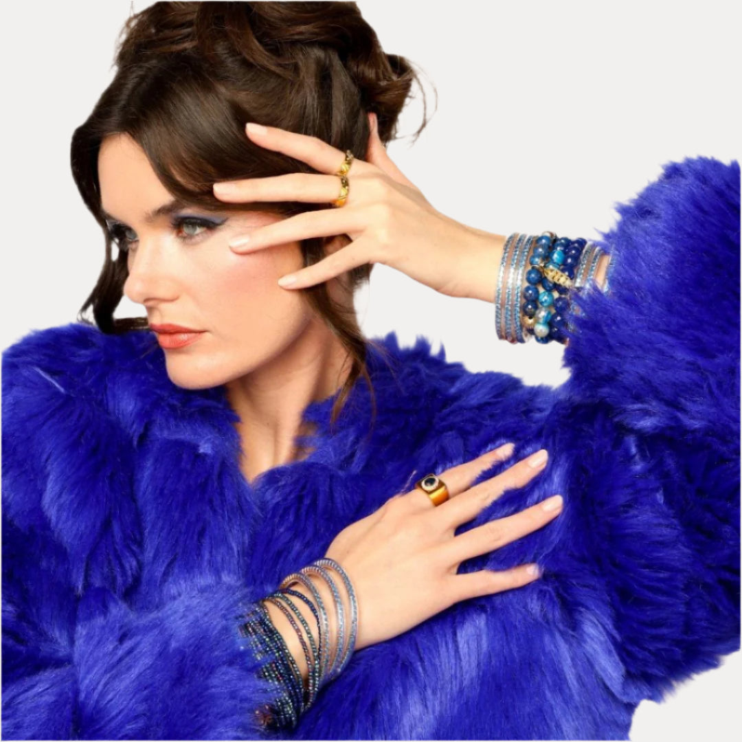 Three Queens All Weather Bangles® (AWB®) - Sapphire