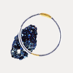 Sapphire Luxe All Weather Bangle® (AWB®) - Serenity Prayer