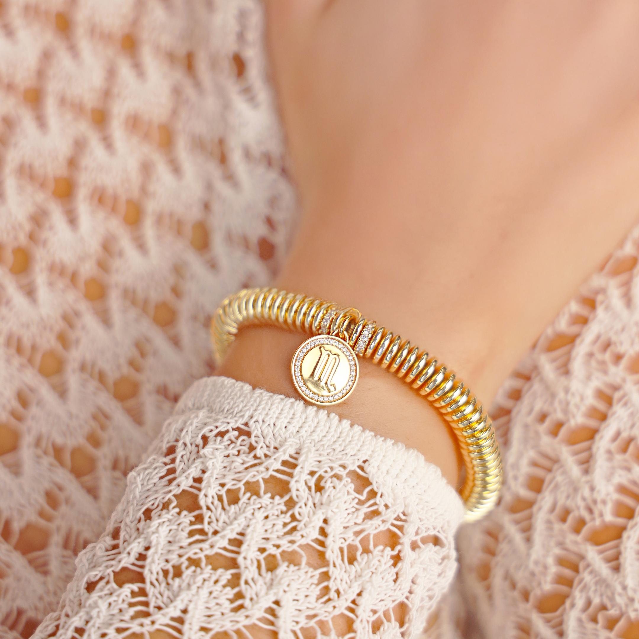 Scorpio Zodiac Charm Bracelet