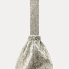 Boho Tote Bag - Silver