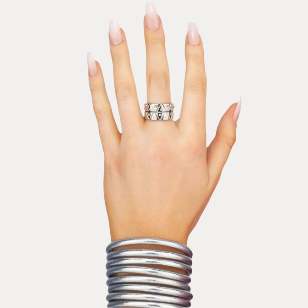 Light Serenity Ring - Silver