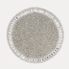 Silver & Gold Holiday Coasters - Set of 4
