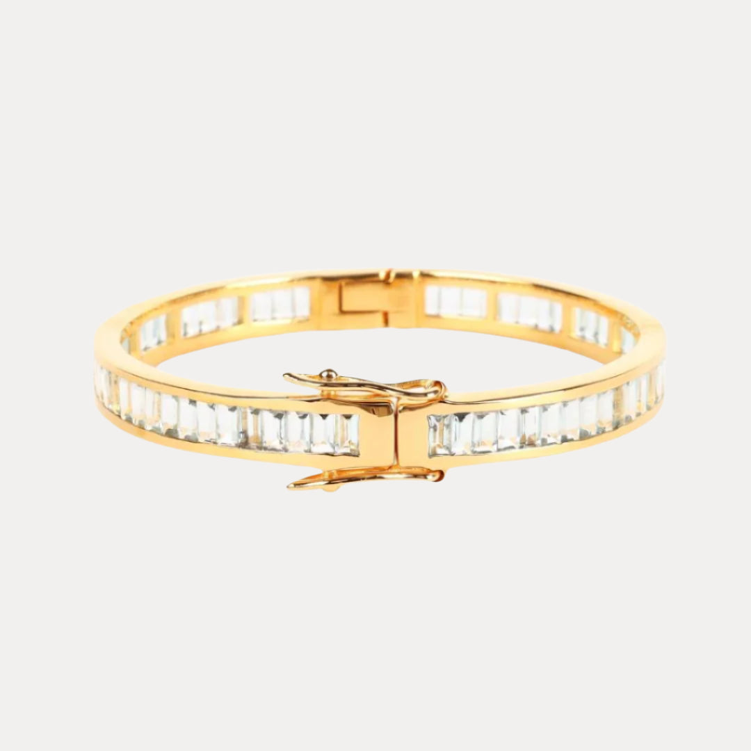 Sky Blue Topaz Infinity Bracelet