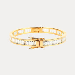 Sky Blue Topaz Infinity Bracelet