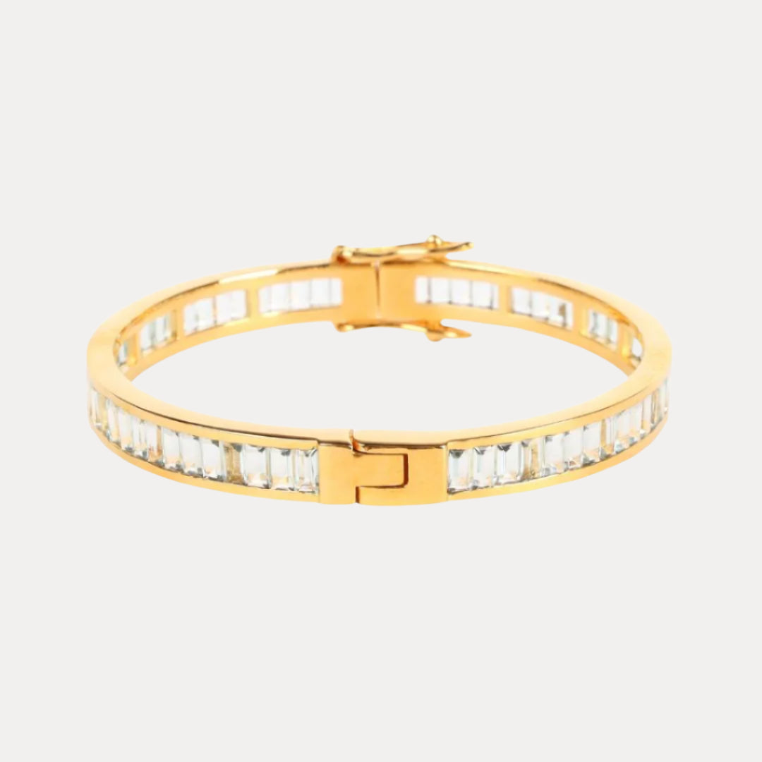 Sky Blue Topaz Infinity Bracelet