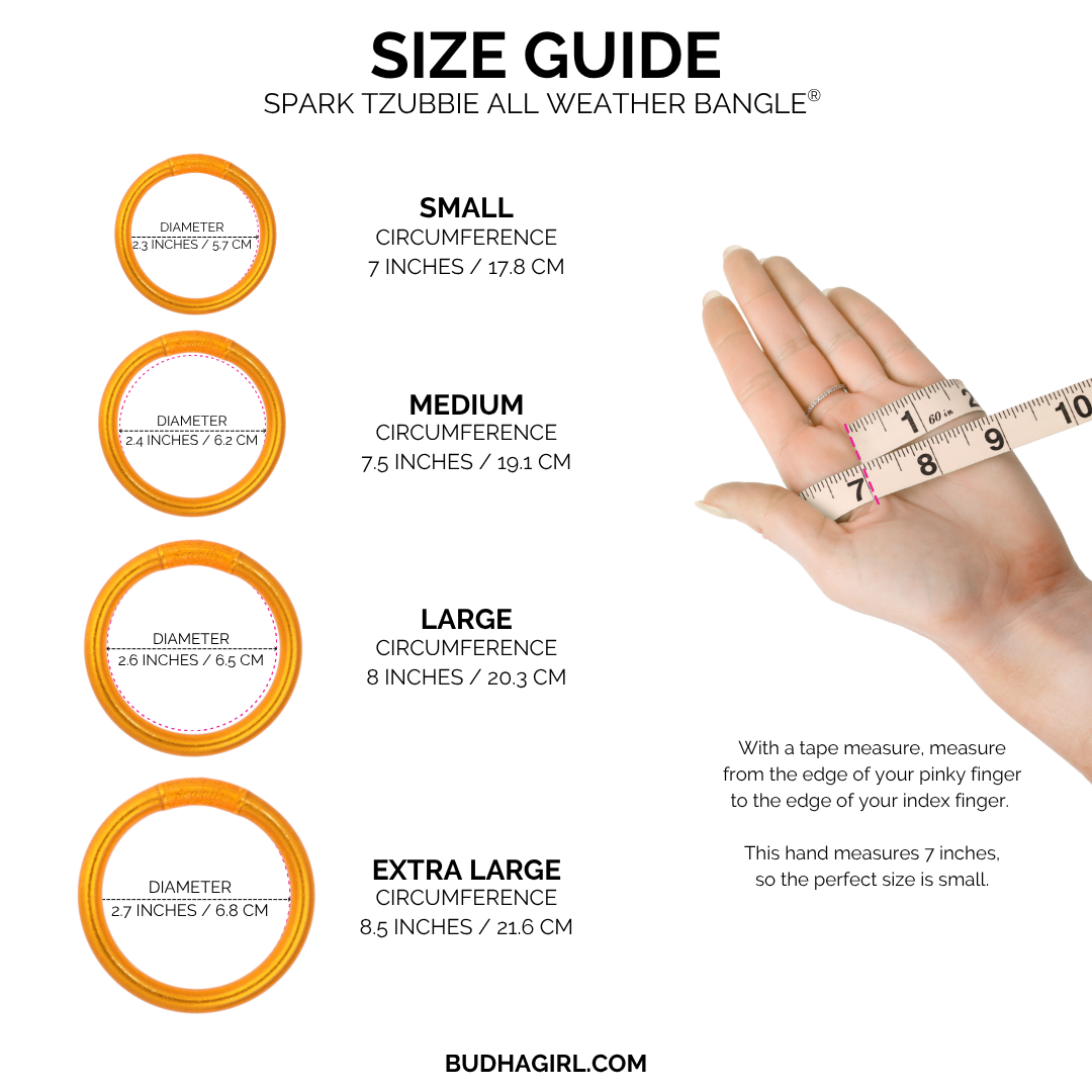 Spark Tzubbie All Weather Bangle® (AWB®) - Serenity Prayer