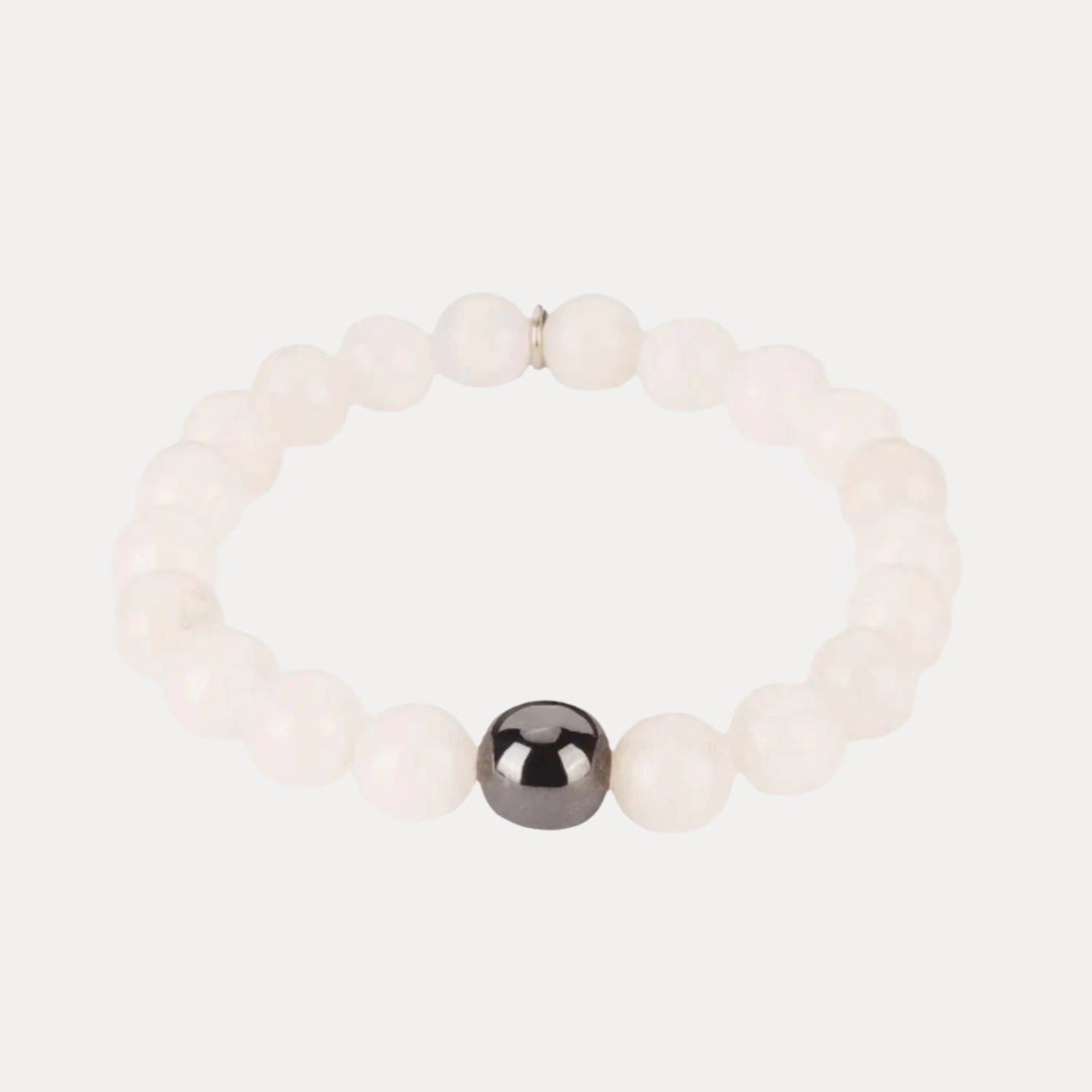 BuDhaMan Terton Bracelet for Men - Frosted Onyx