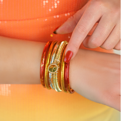 The Aries Zodiac Stack with Charm Bracelet