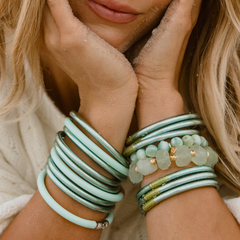 Triple Mint Bangle Bundle