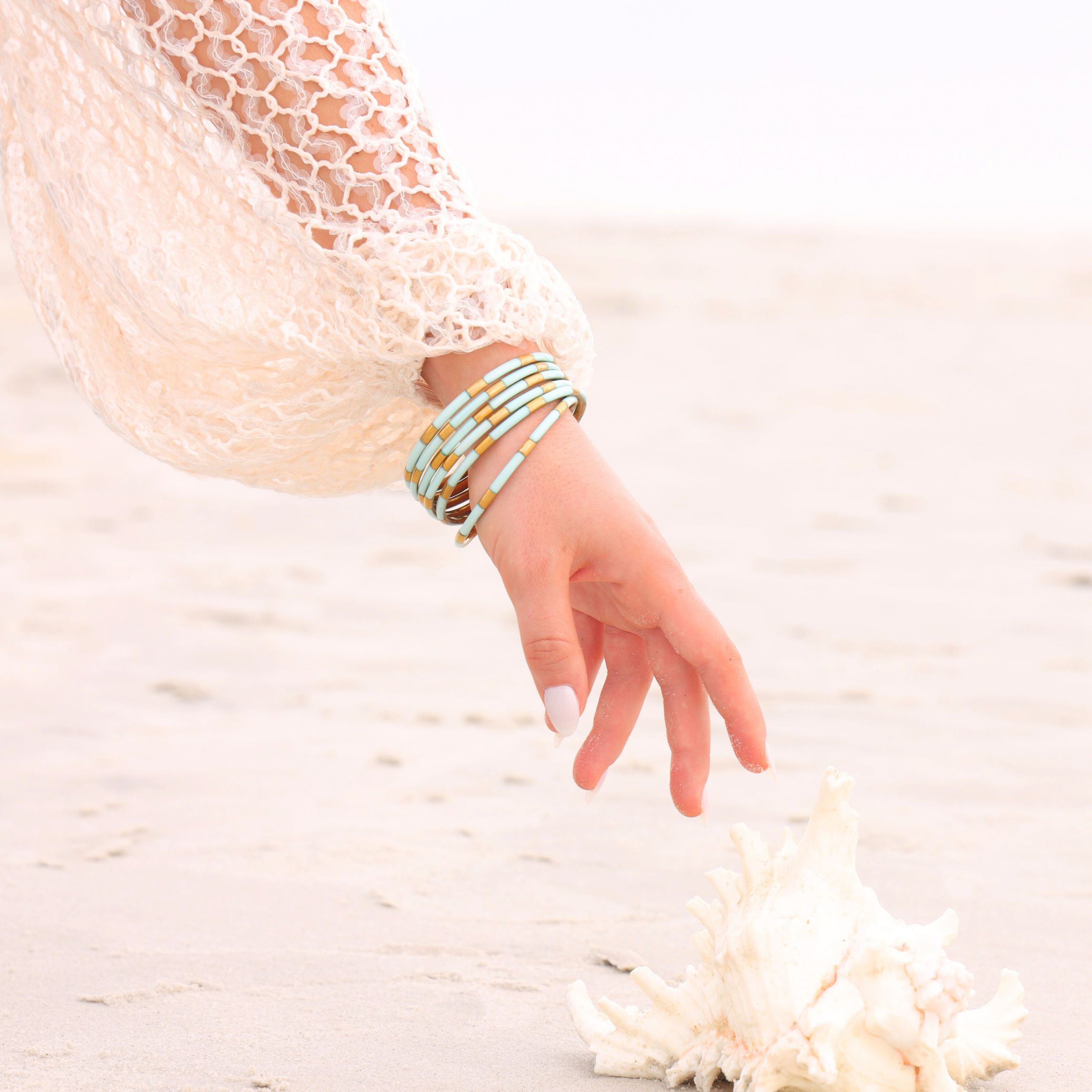 Triple Mint Bangle Bundle
