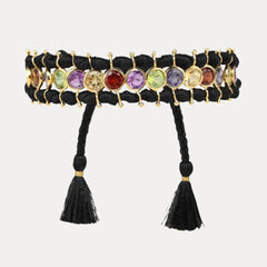 Viv String Bracelet - Black/Multi