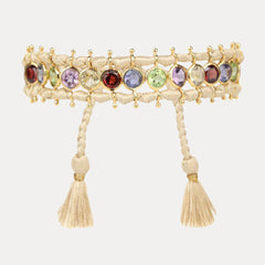 Viv String Bracelet - Ivory/Multi