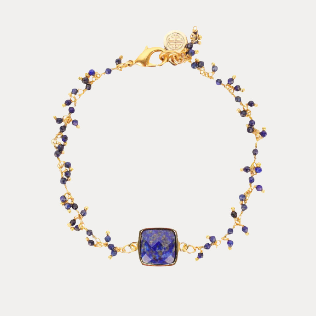 Square Lapis Bracelet