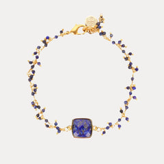 Square Lapis Bracelet