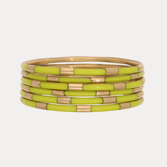 Wasabi Veda Bangles - Set of 6