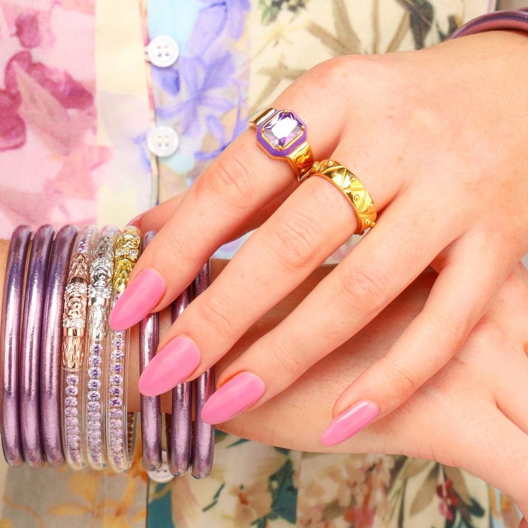 Cushion Ring - Amethyst