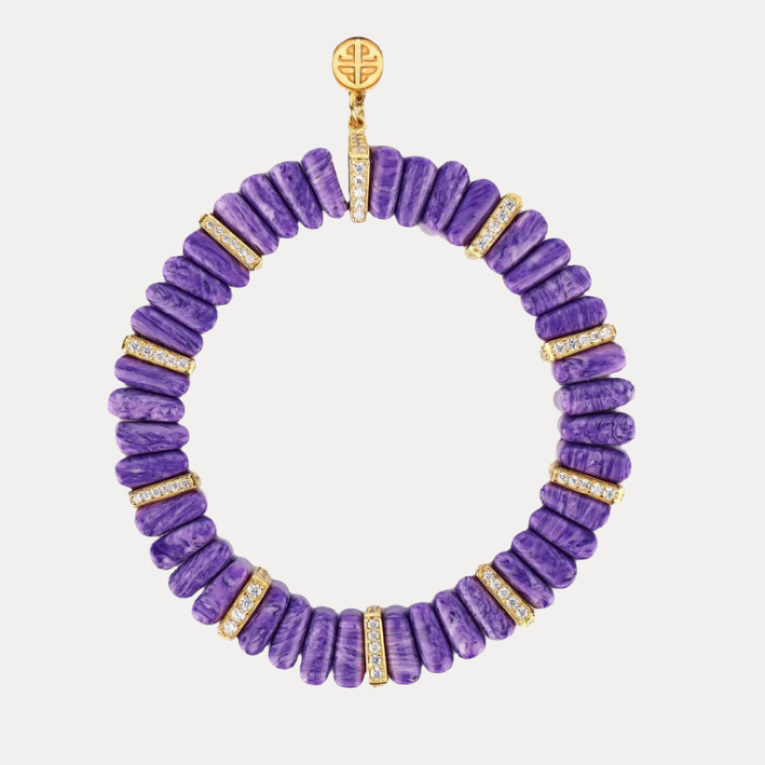 Tablet Bracelet - Charoite