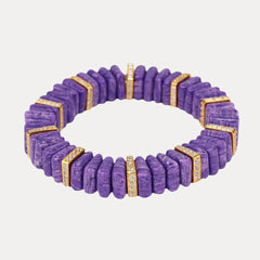 Tablet Bracelet - Charoite
