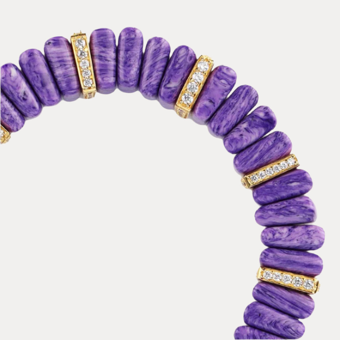 Tablet Bracelet - Charoite