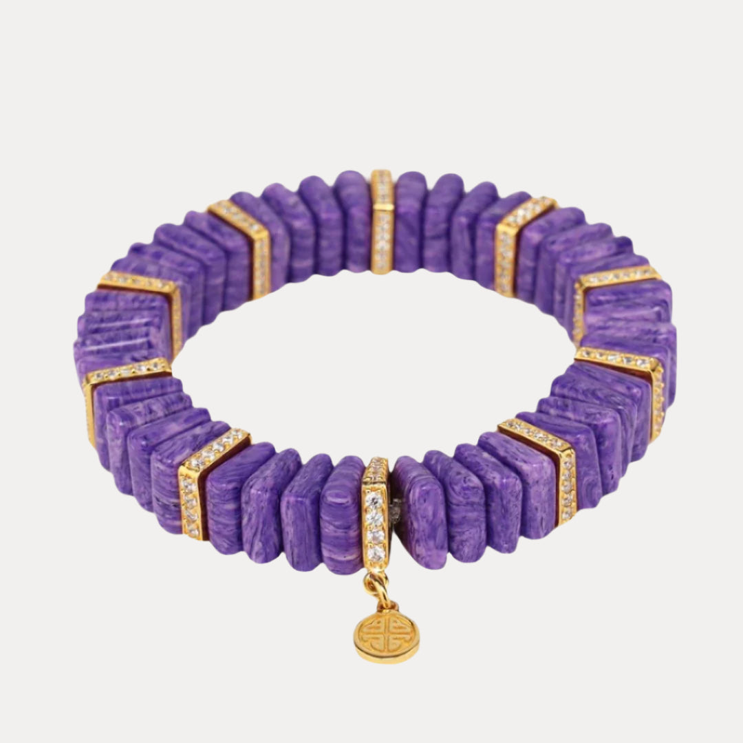 Tablet Bracelet - Charoite